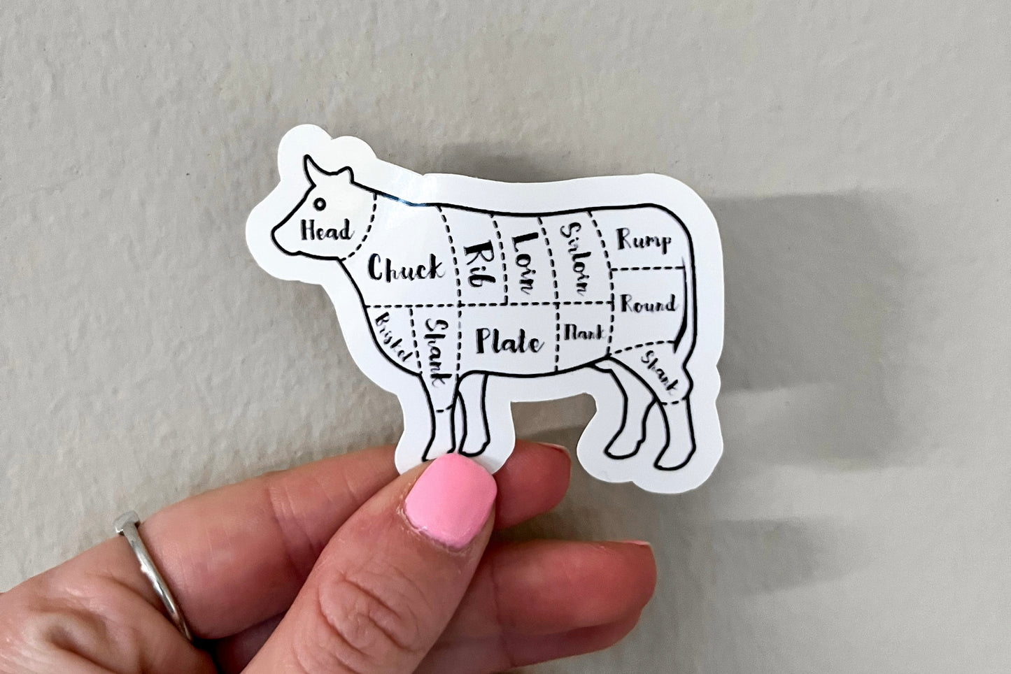 Cattle Parts Sticker
