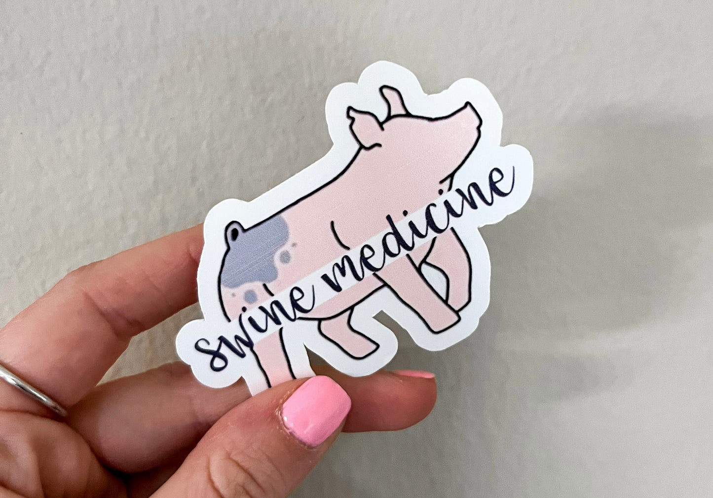 Swine Medicine Sticker